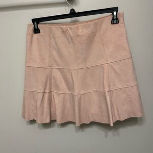Kaari Blue Soft Pink Mini Skirt
